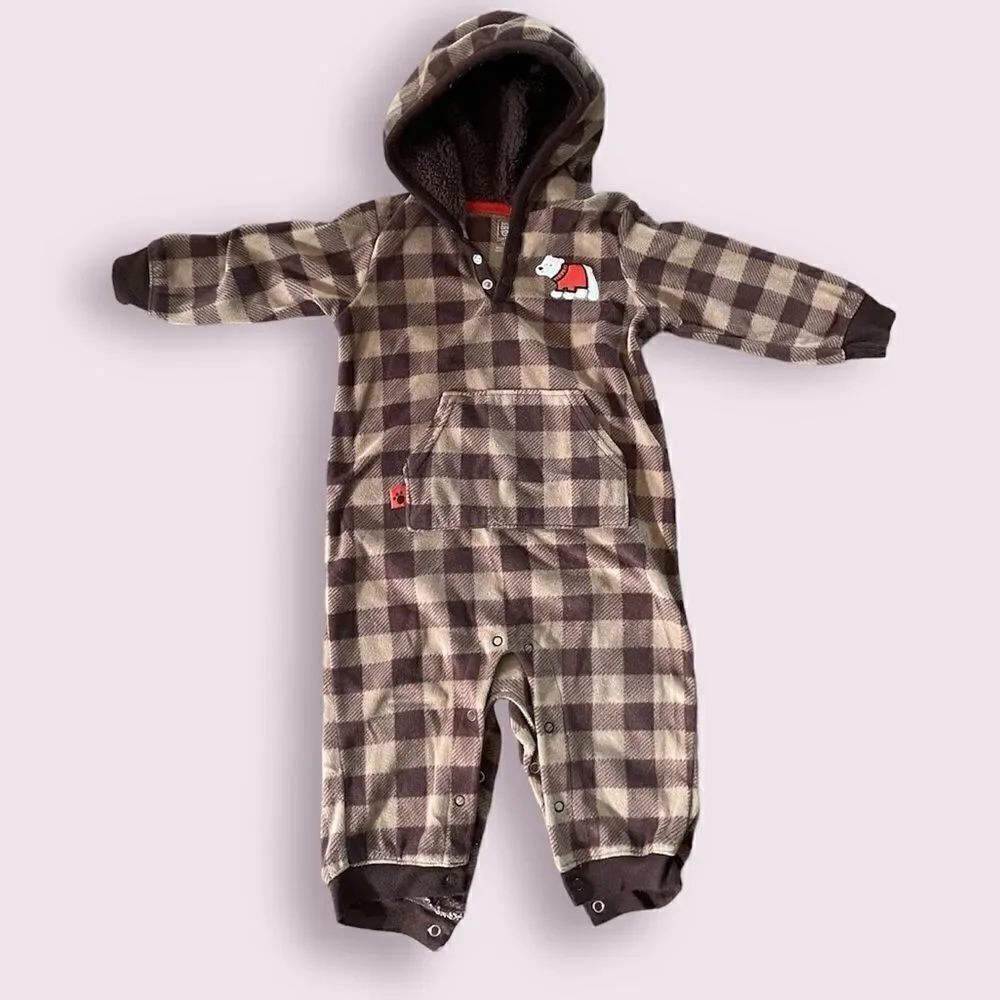 Just One You made by Carters Brown Polar Bear Snapsuit
